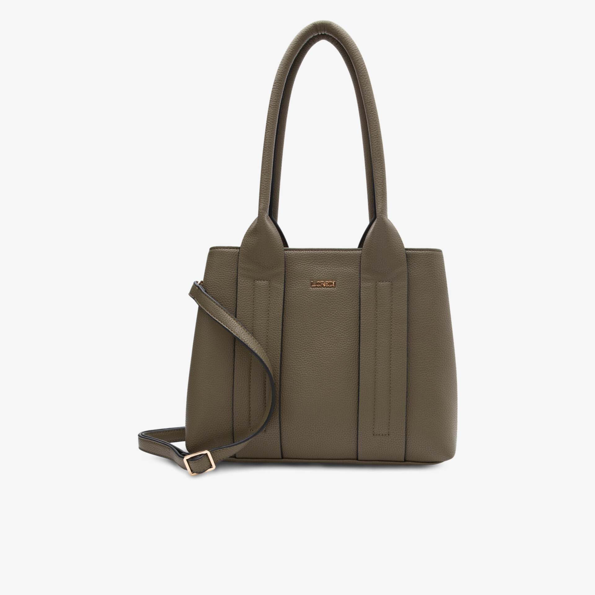 L.CREDI Damen Shopper grün