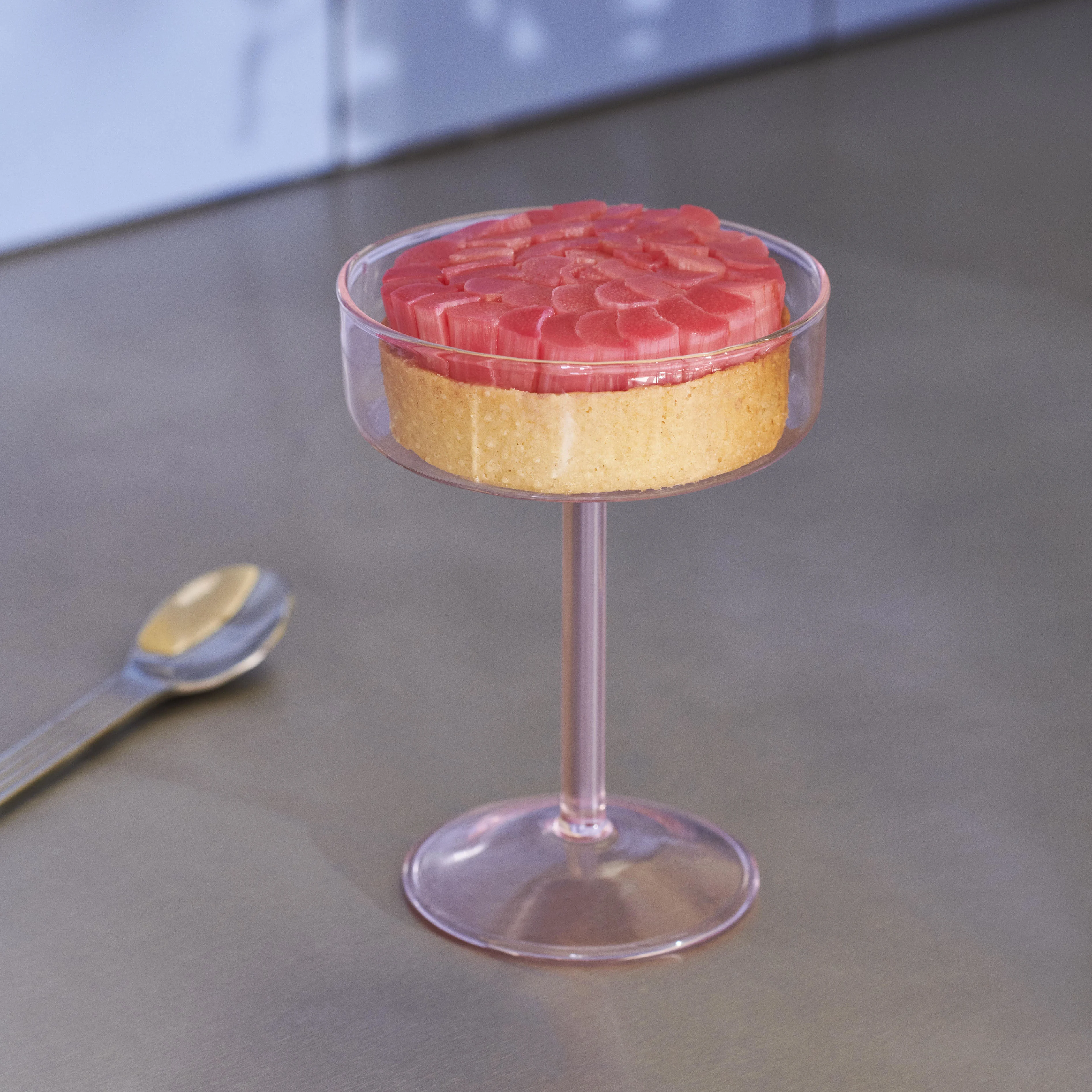 TINT - Coupe à champagne verre | Rose