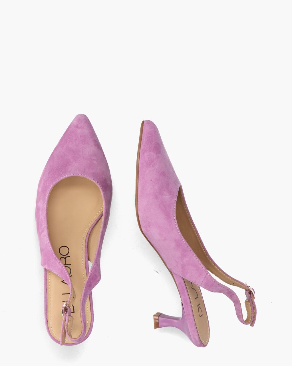 Di Lauro Rebecca Paars Dames Slingbackpumps