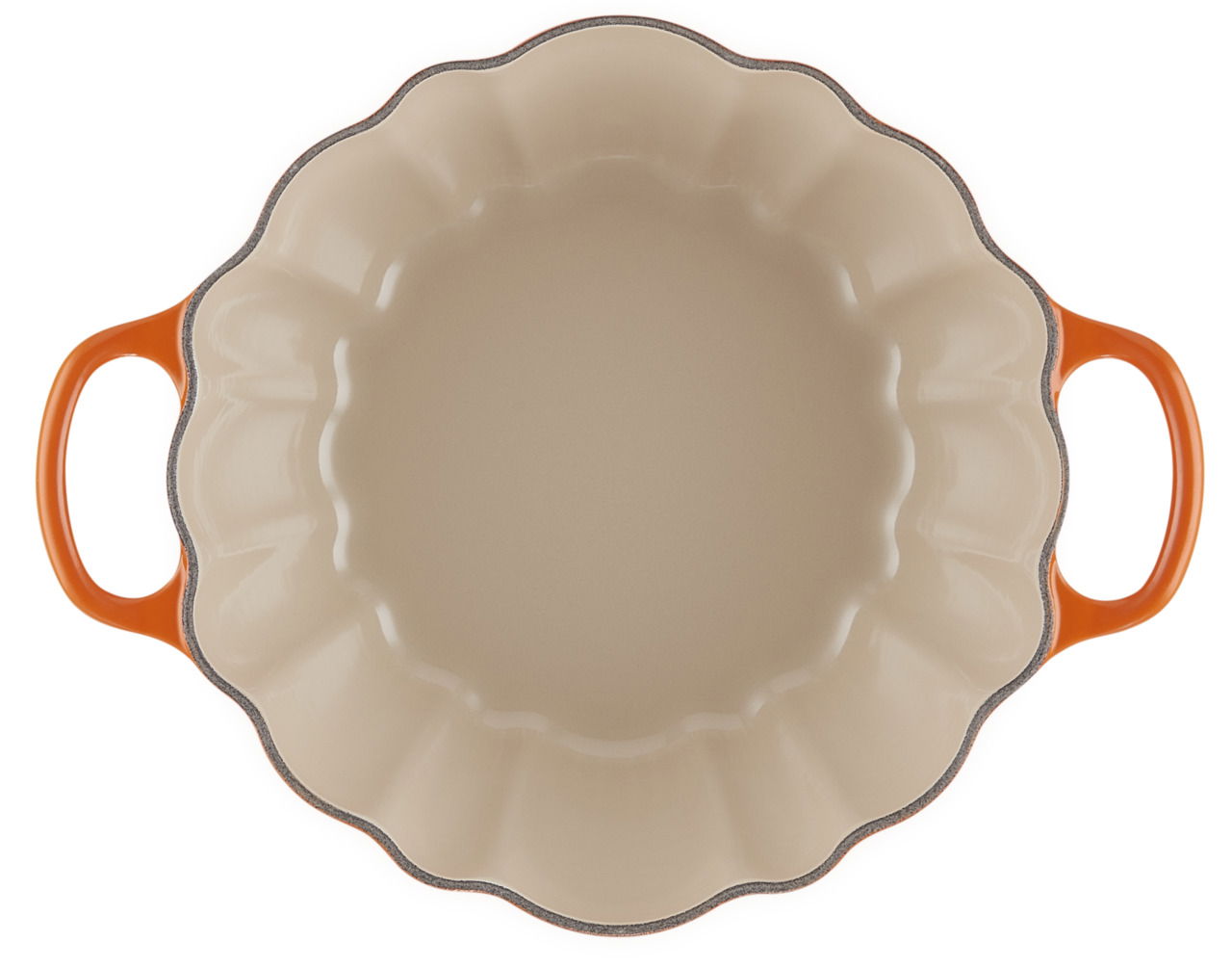 LE CREUSET Kürbis-Bräter 24 cm Ofenrot HALLOWEEN