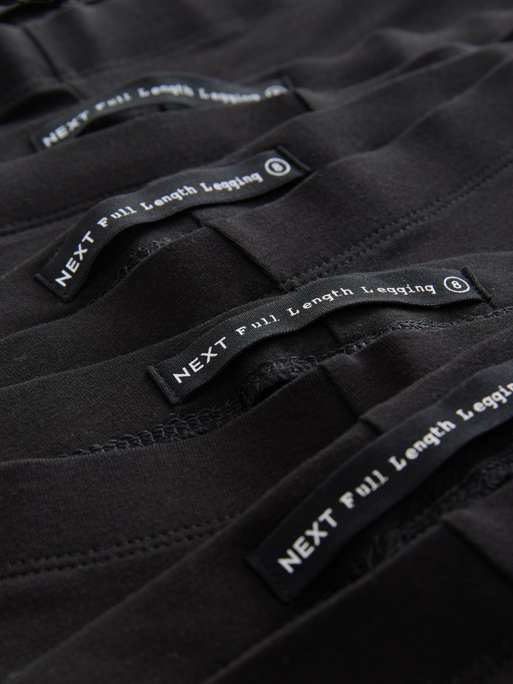 Zwart - Set van 5 lange leggings