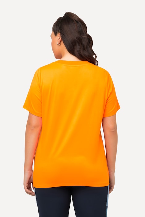 Funktionsshirt, Schriftdruck, Classic, Rundhals, Halbarm