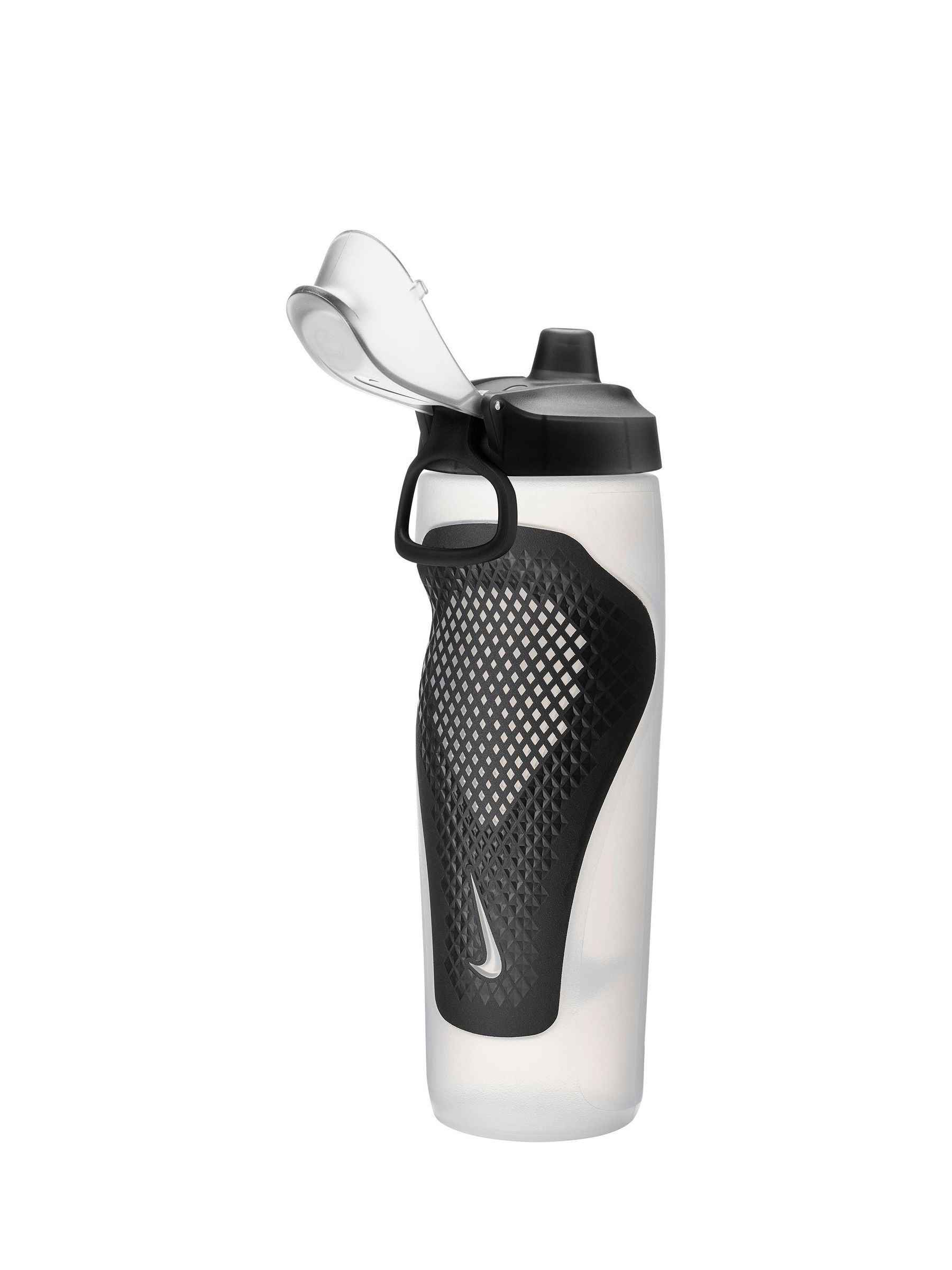 Zwart/wit - Nike Refuel vergrendelingsfles van 710 ml waterfles