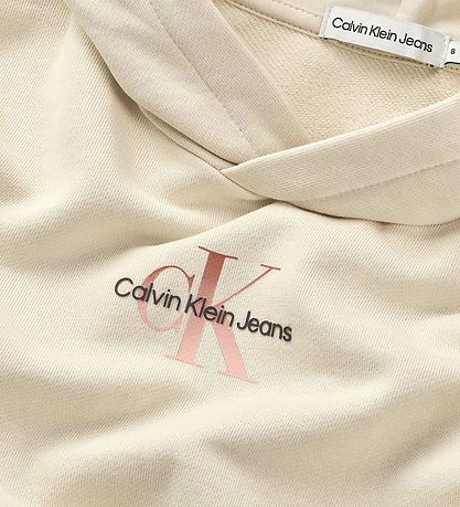 Calvin Klein Kapuzenpullover - Verlaufsmonogramm - Whitecap Grey