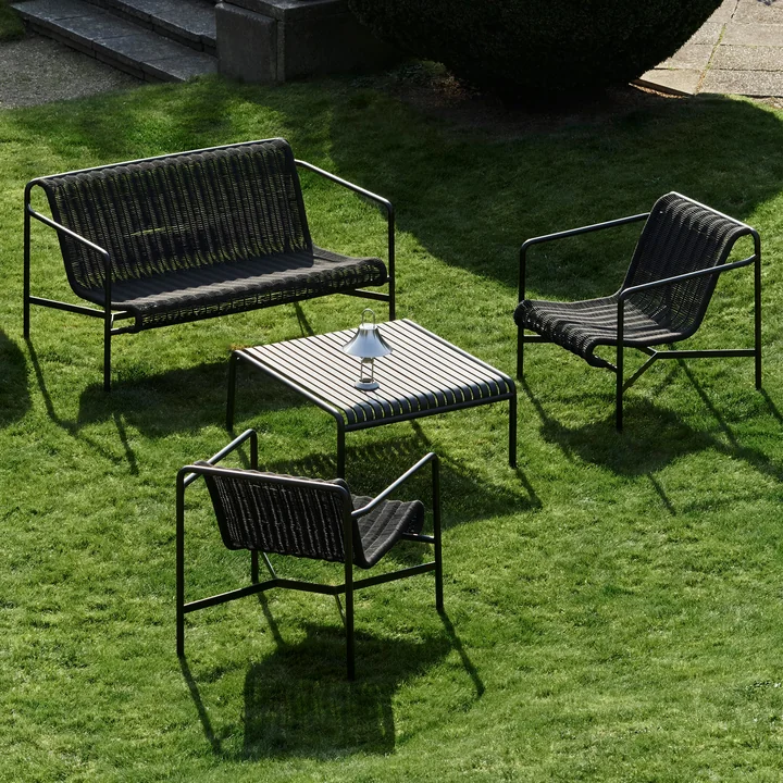 HAY - Palissade Cord Lounge Chair Low, olive