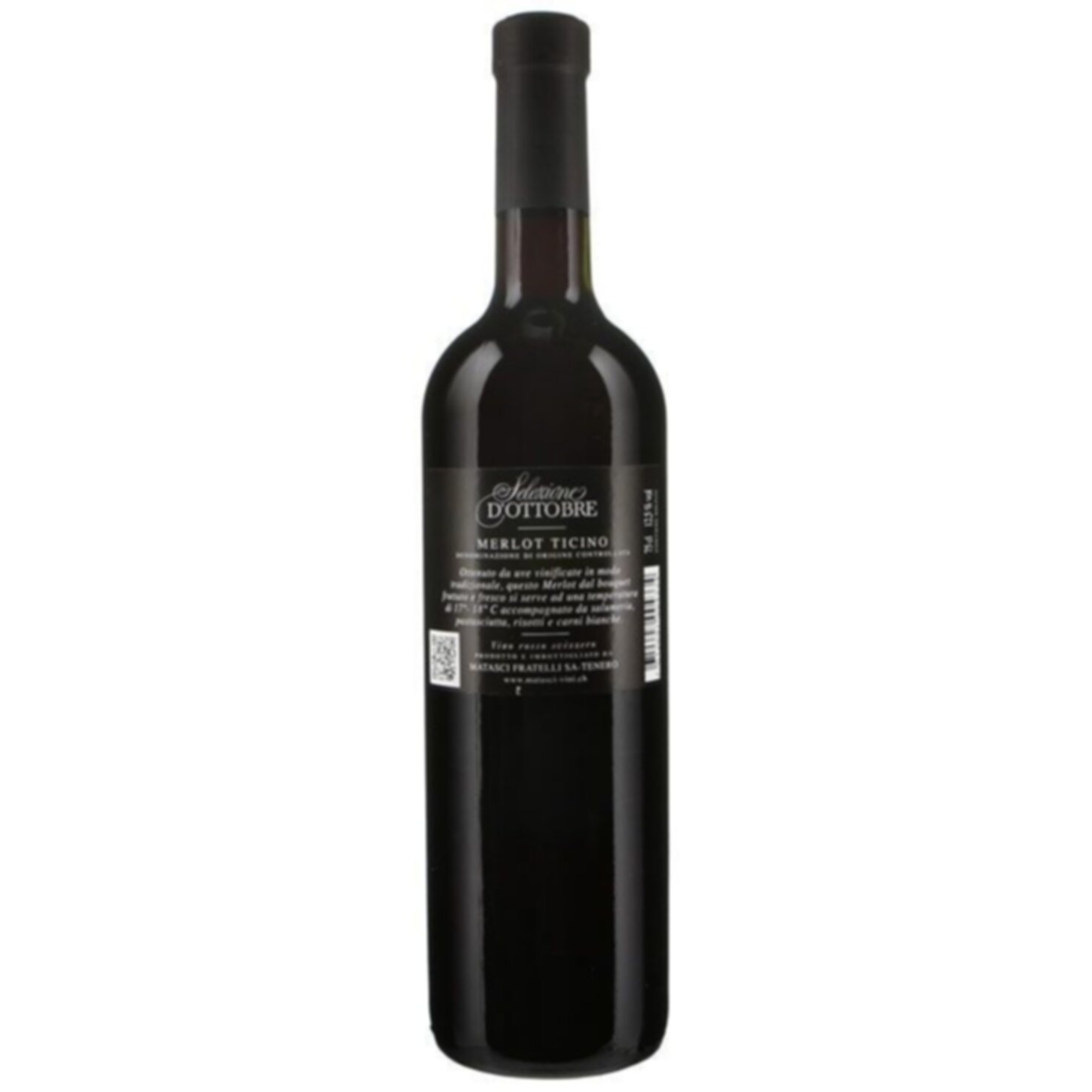 Ticino DOC Merlot Selezione d'Ottobre Matasci -75cl
