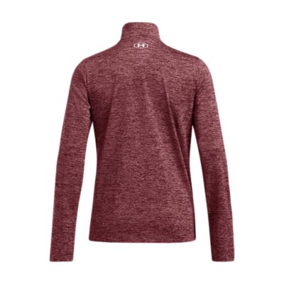 Under ArmourUA Tech 1/2 Zip Twist - rot