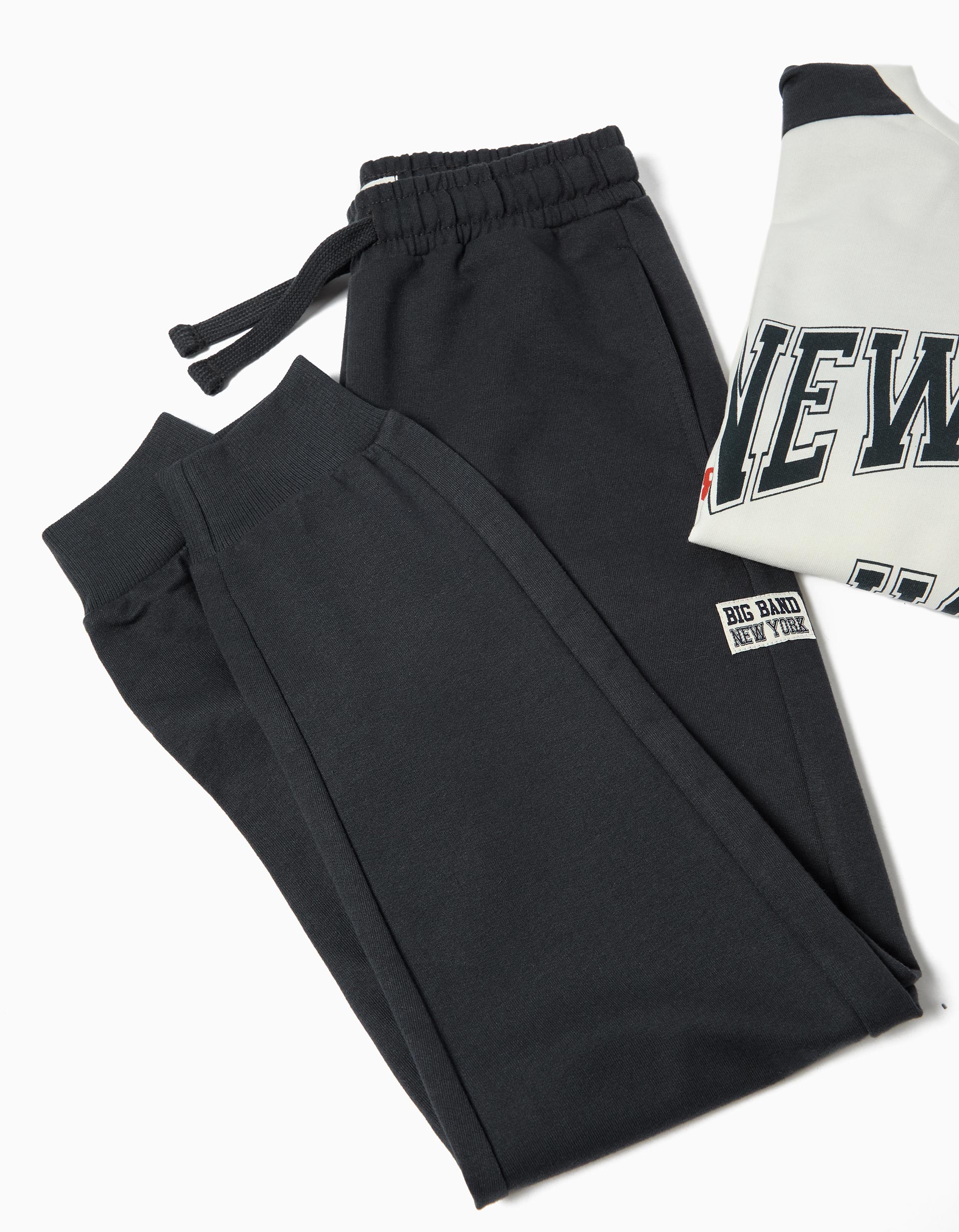 Conjunto de Jogging, Menino, Cinzento Escuro