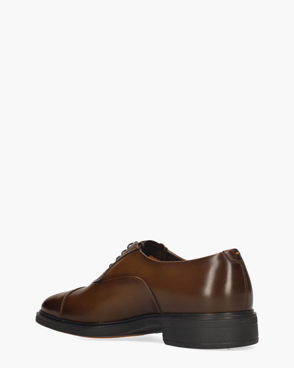 Santoni 18957 Donkerbruin Heren Veterschoenen