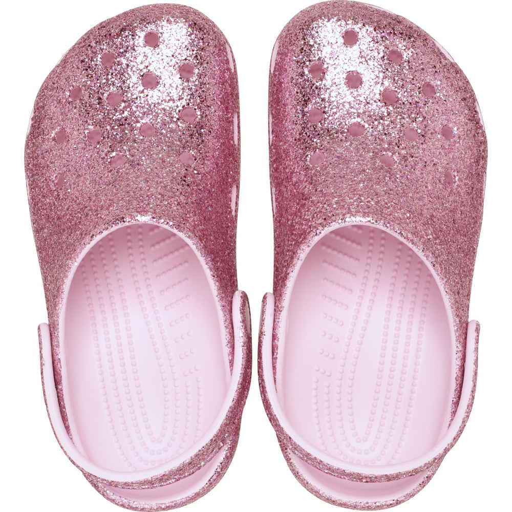 Køb Crocs Pink Milk Classic Chunky Glitter Clog T PkM