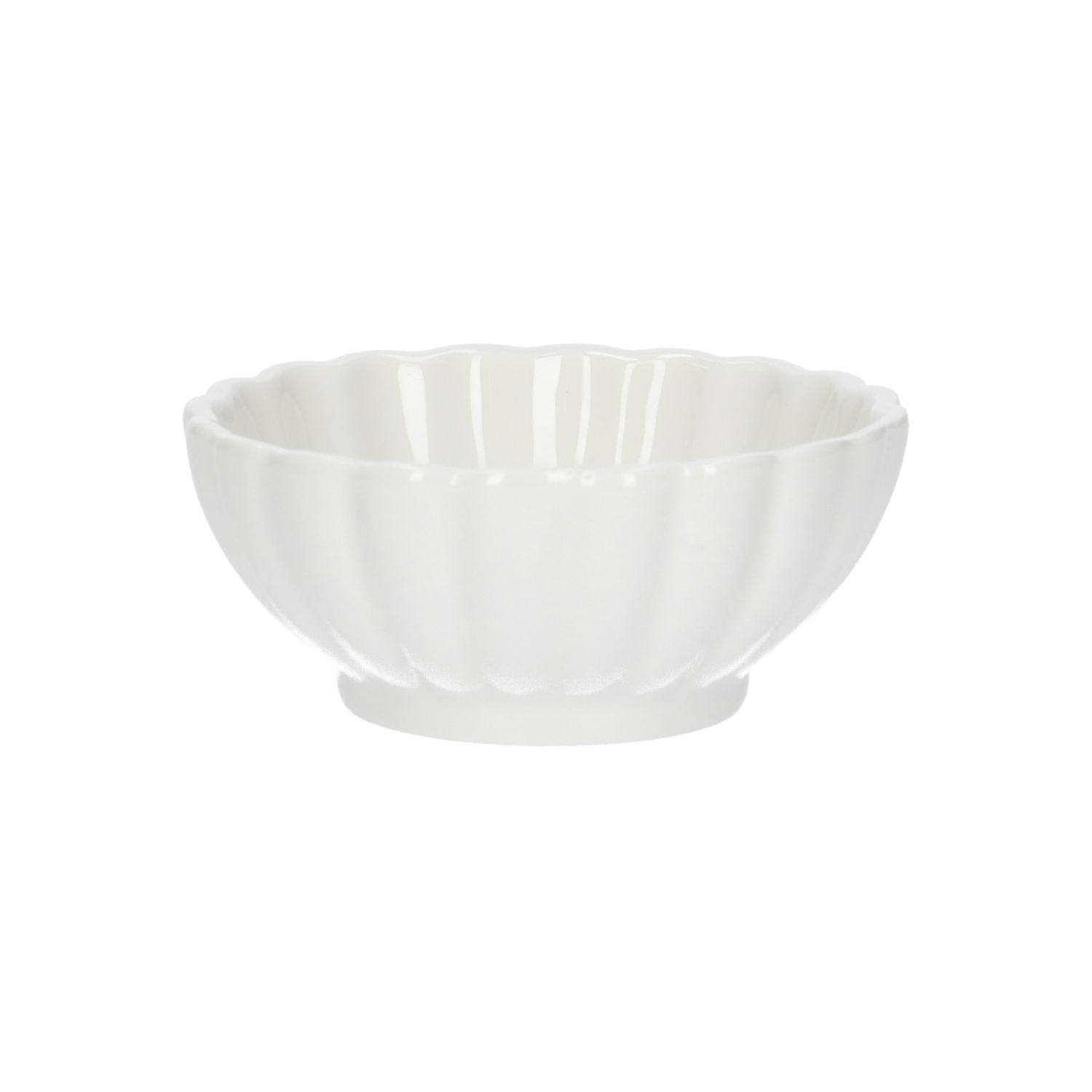 Schaaltje schulp, porselein, Ø8 cm