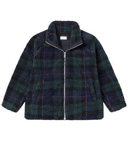 Les Deux Fleecejakke - Ren - Pine Green/Dark Navy