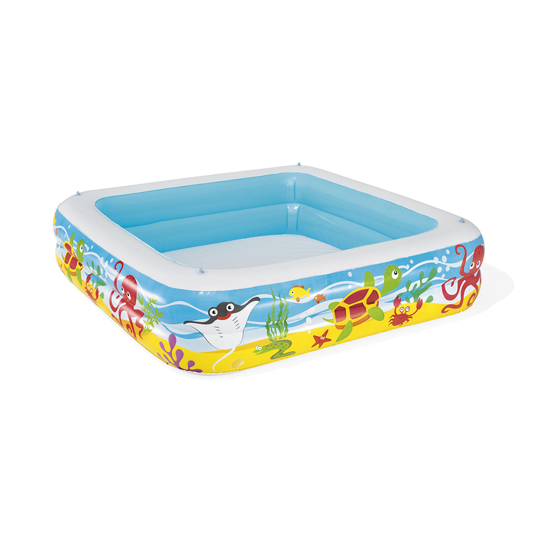 Bestway Planschbecken Beach Buddy mit Sonnenschutzdach 140 x 140 x 114 cm