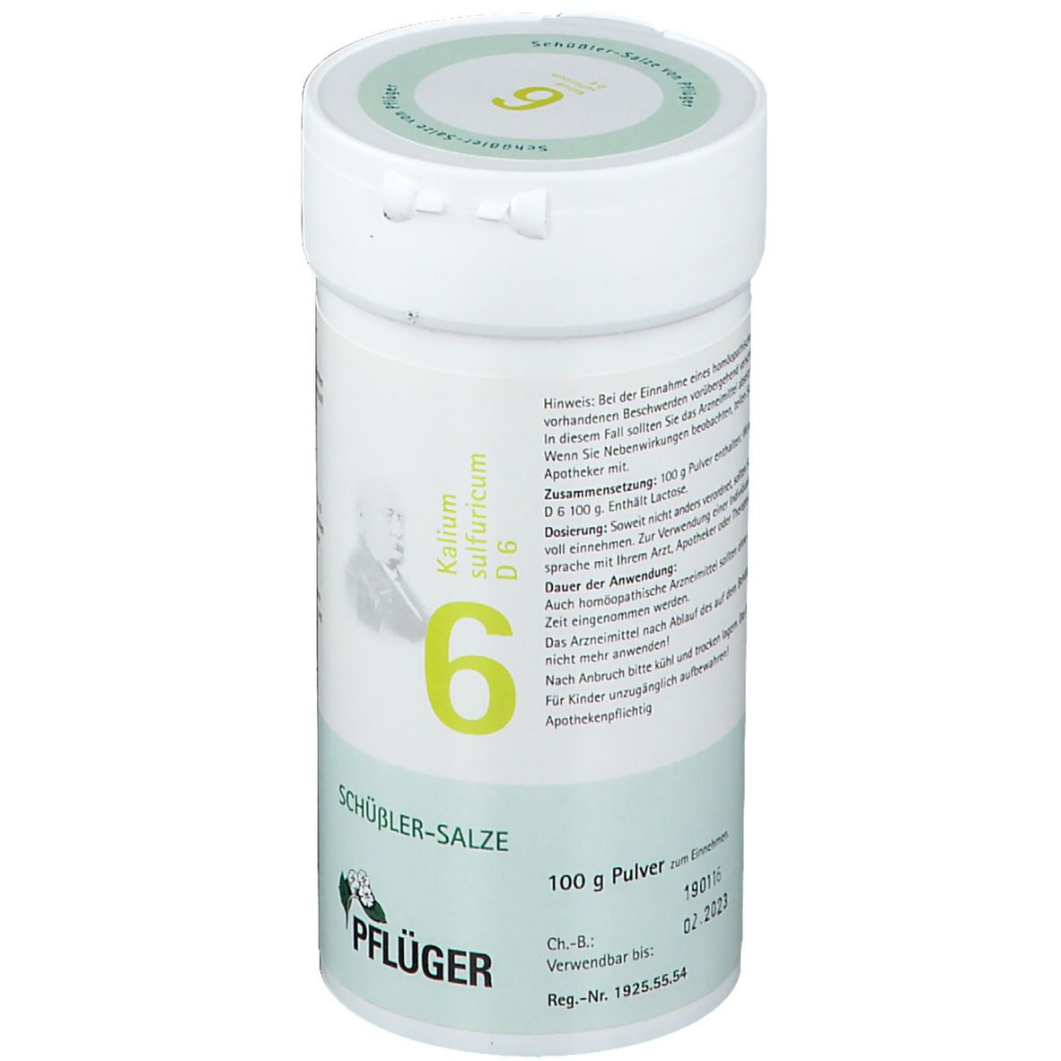 Biochemie Pflüger® Nr. 6 Kalium sulfuricum D6 Pulver