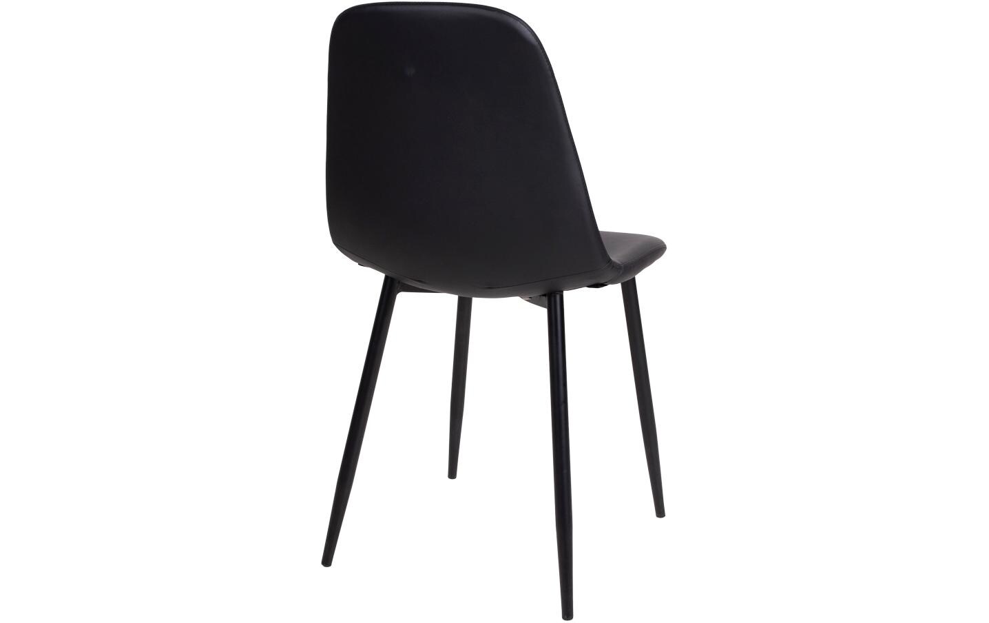 Stuhl Stockholm 2 Stück, 86 x 50 cm, Schwarz<br>Stabile Esszimmerstühle