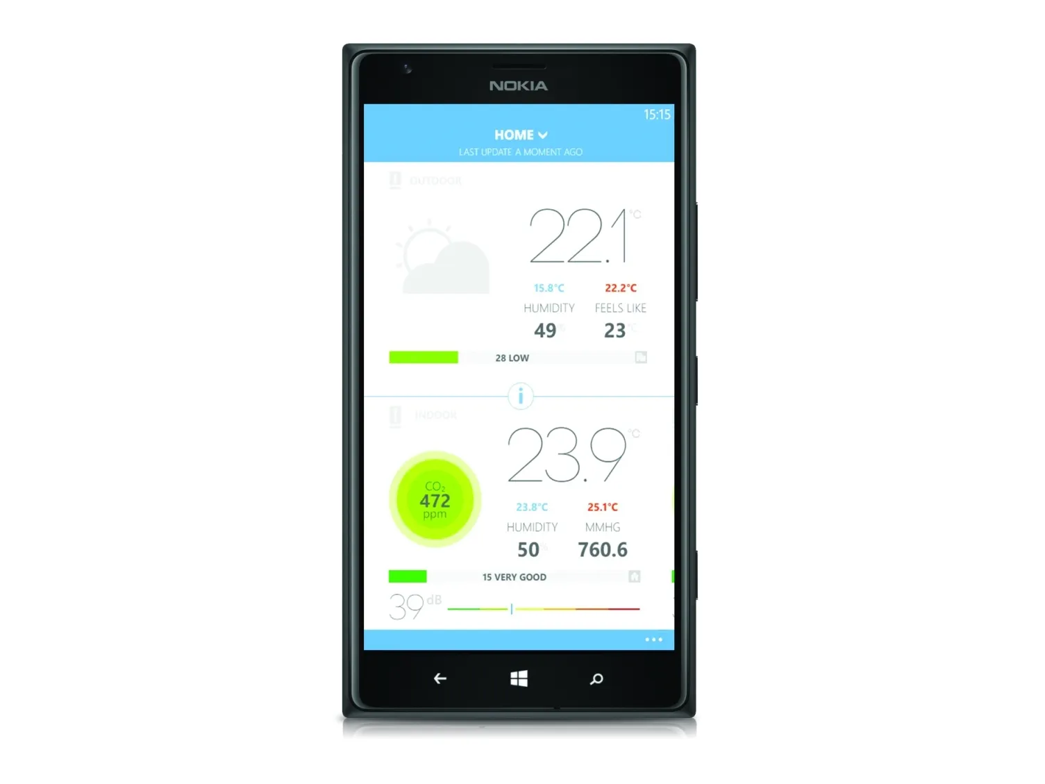 Netatmo NWS01-EC, Aluminium, Indendørs barometer, Indendørs hygrometer, Indendørs termometer, Udendørs barometer, Udendørs..., Barometer, Hygrometer, Termometer, Barometer, Hygrometer, Termometer, Aluminium, Plast, 260 - 1160 kPa