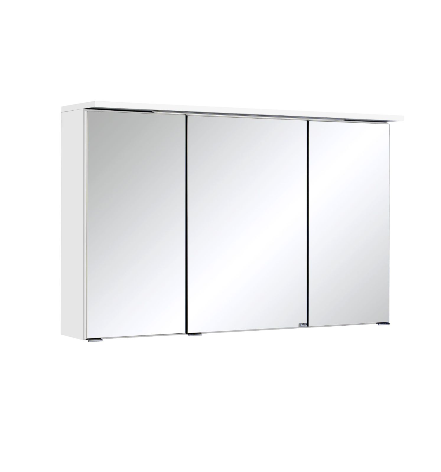 3D-Spiegelschrank BOLOGNA - weiß - 100 cm breit