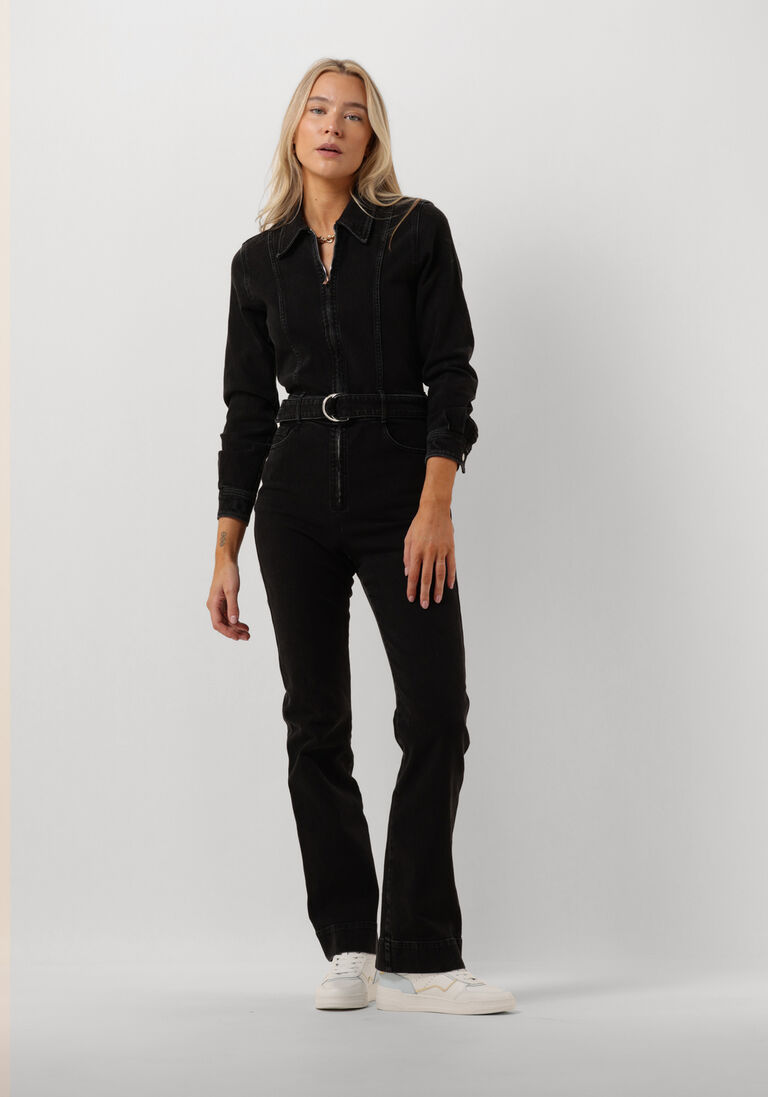 VANILIA zwarte vanilia jumpsuit black dnm bootcut
