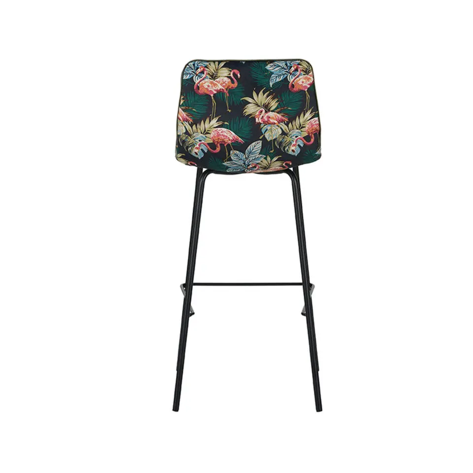LABEL51 Barkruk Bistro - Hunter - Fluweel - set van 2