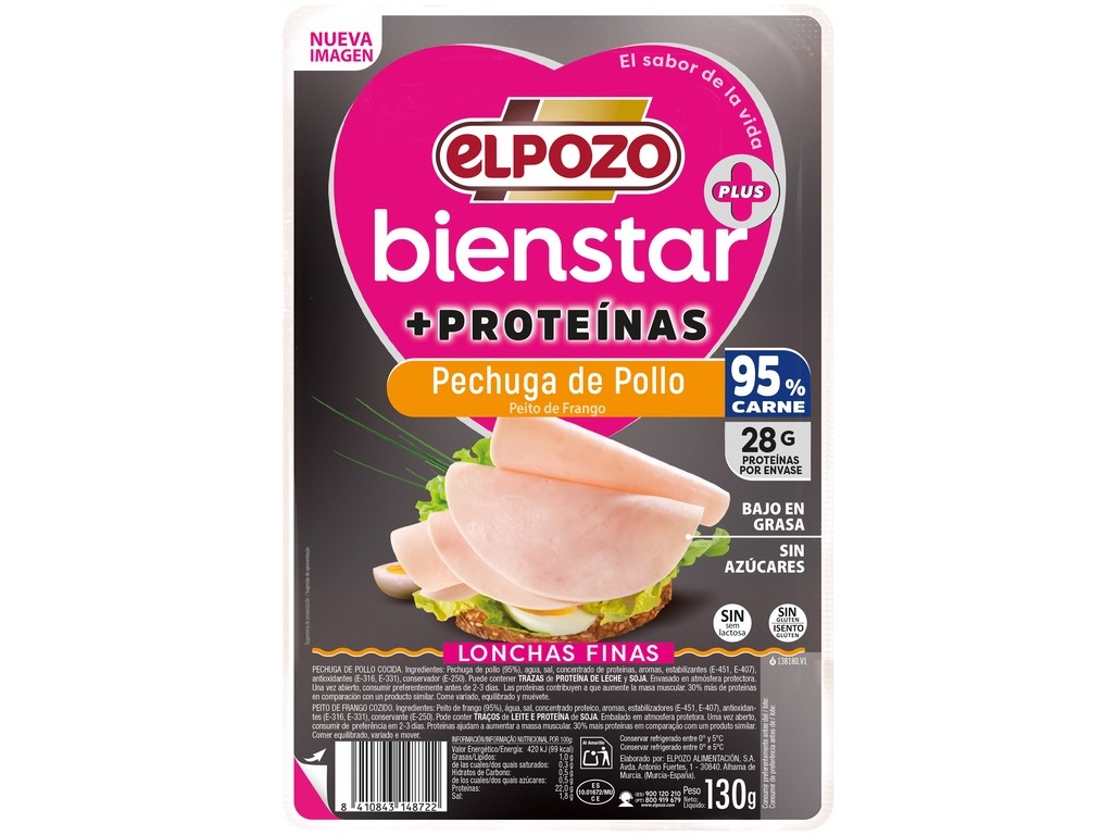 PEITO FRANGO  PROTEINA BIENSTAR 130G