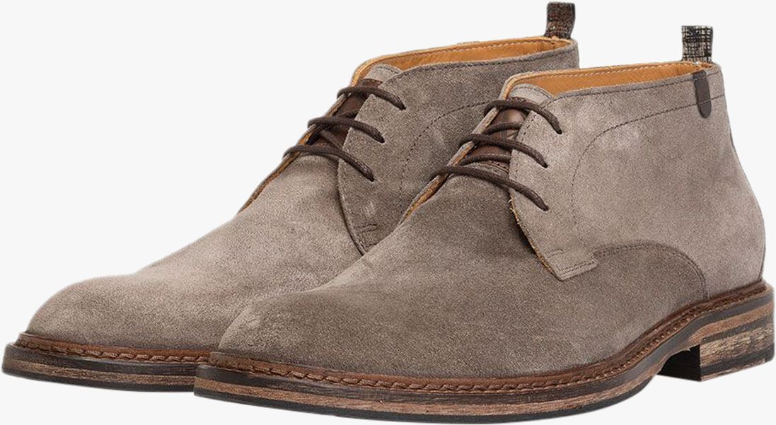 FLORIS VAN BOMMEL taupe floris van bommel veterschoenen sfm-50134