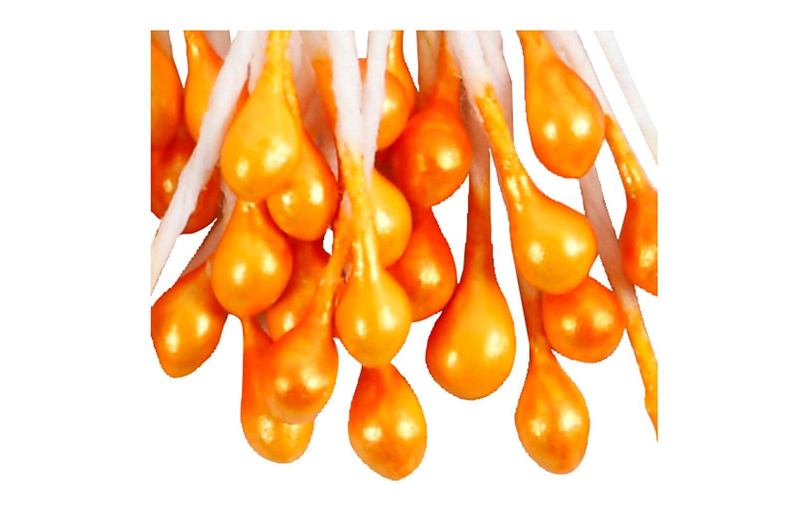 Papierdekoration Blütenstaub OrangeBlütenstaubgefässe