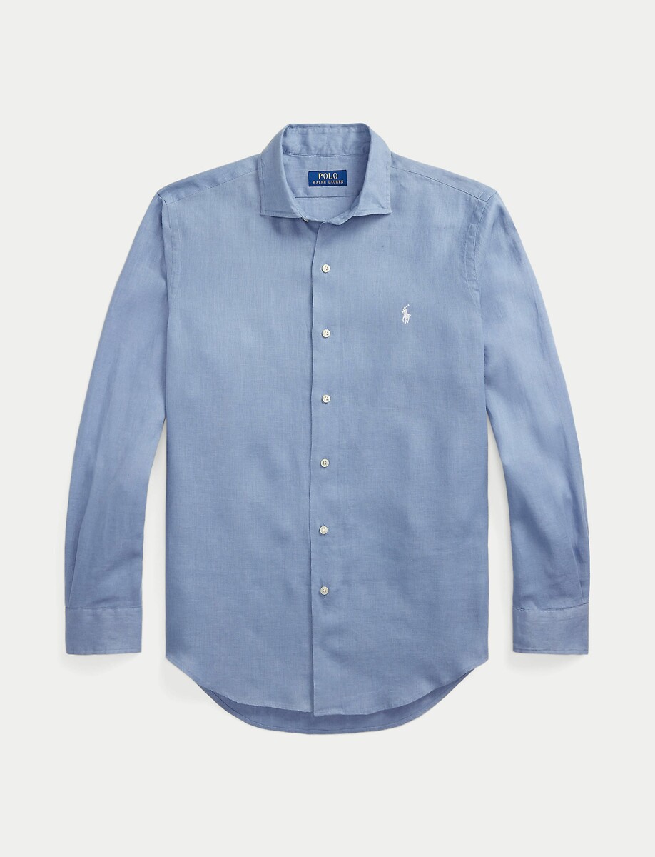 POLO RALPH LAUREN<br>Camisa de linho ajustada