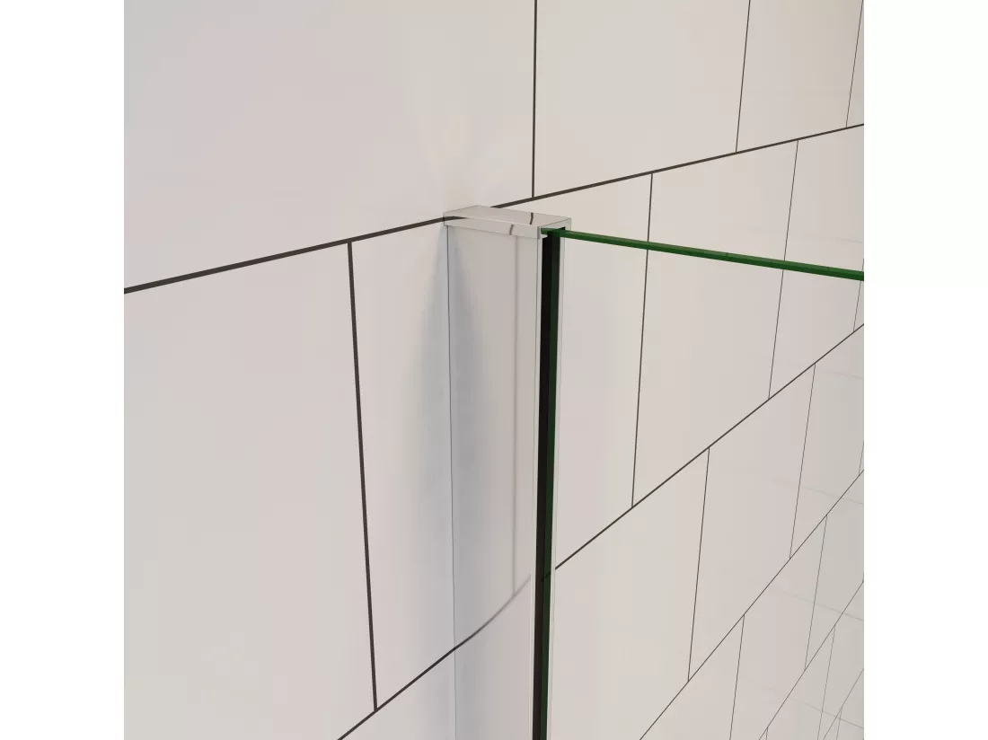 AICA pare baignoire noir 70x130cm,paroi fixée,5mm verre anticalcaire,Paroi de douche pour baignoire,style industriel et Installation réversible