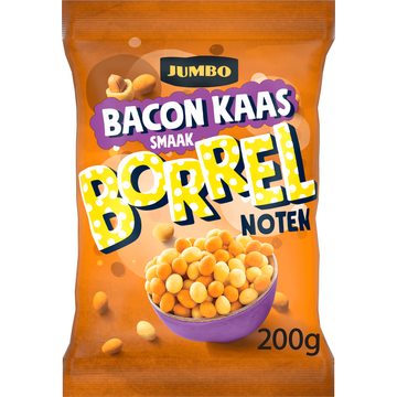 Jumbo Bacon Kaas Smaak Borrelnoten 200 g