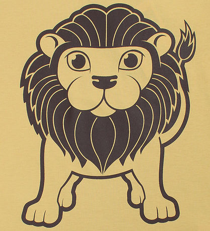 ANIMAL T-Shirt - AnimalHide - Verblasst Yellow Groß Løve