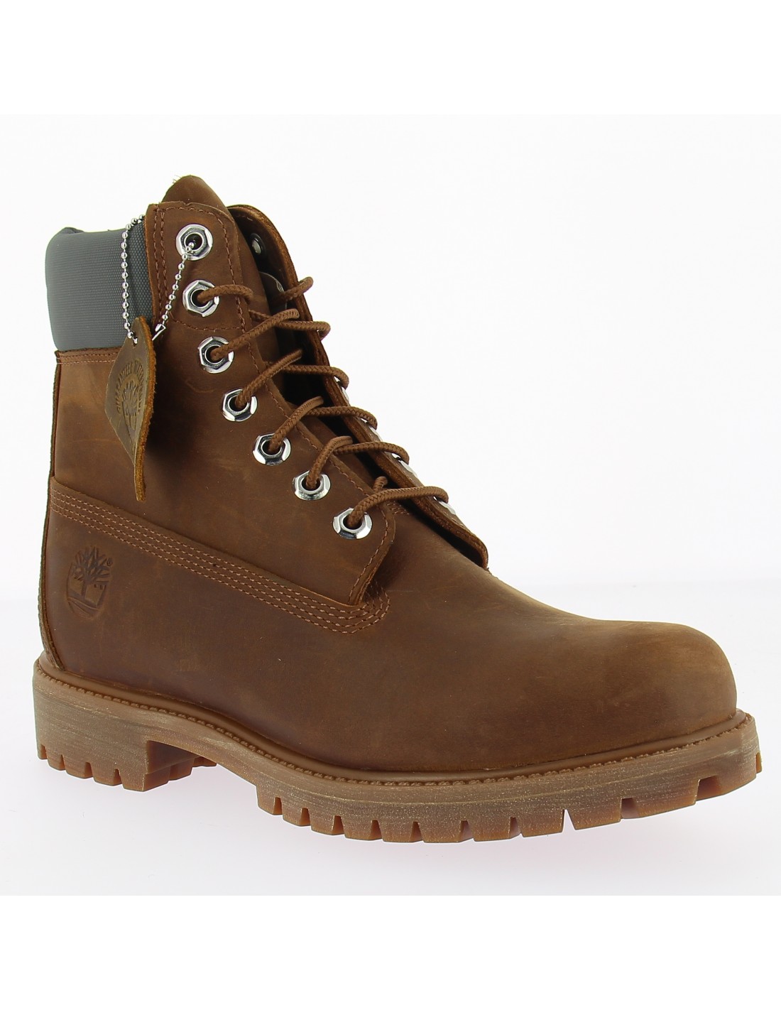 timberland boots homme 6'' prem bt wp rst nubuck marron