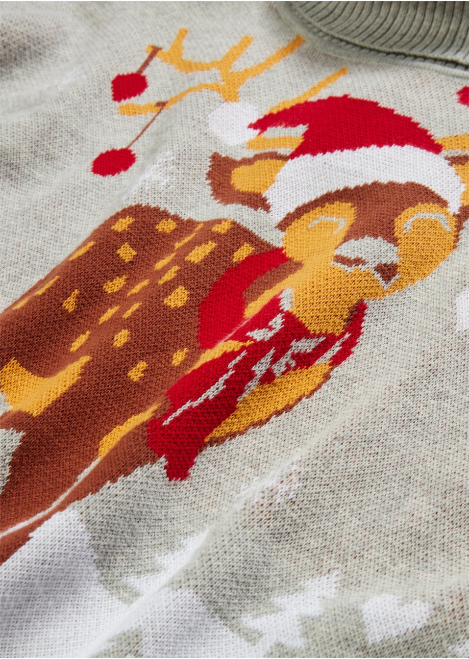 Pull de Noël en maille fine à col roulé