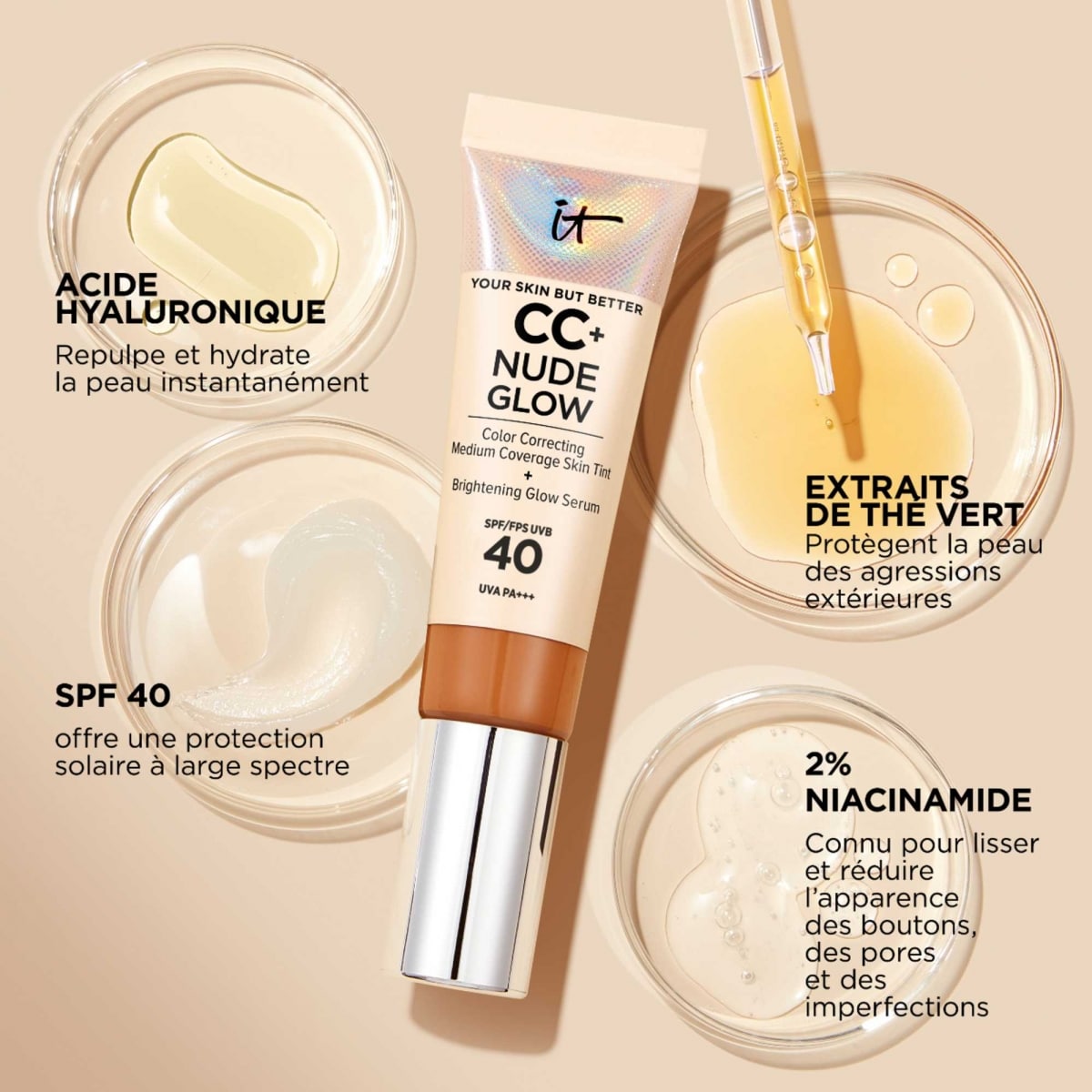 It Cosmetics Your Skin But Better™ Cc+ CC Crème Correctrice illuminatrice