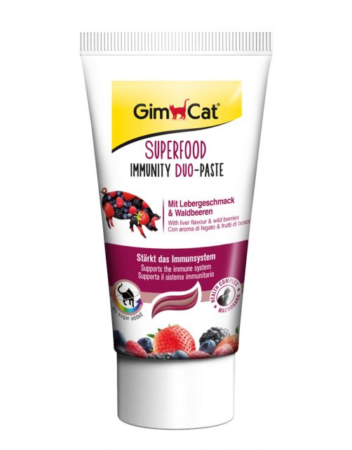 Gimcat Superfood Immunity Duo-Pasta - Kattensnack - 50 g
