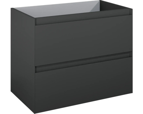 Jungborn wastafelmeubel DECEM BxHxD 800 x 635 x 458 mm Frontkleur antraciet mat