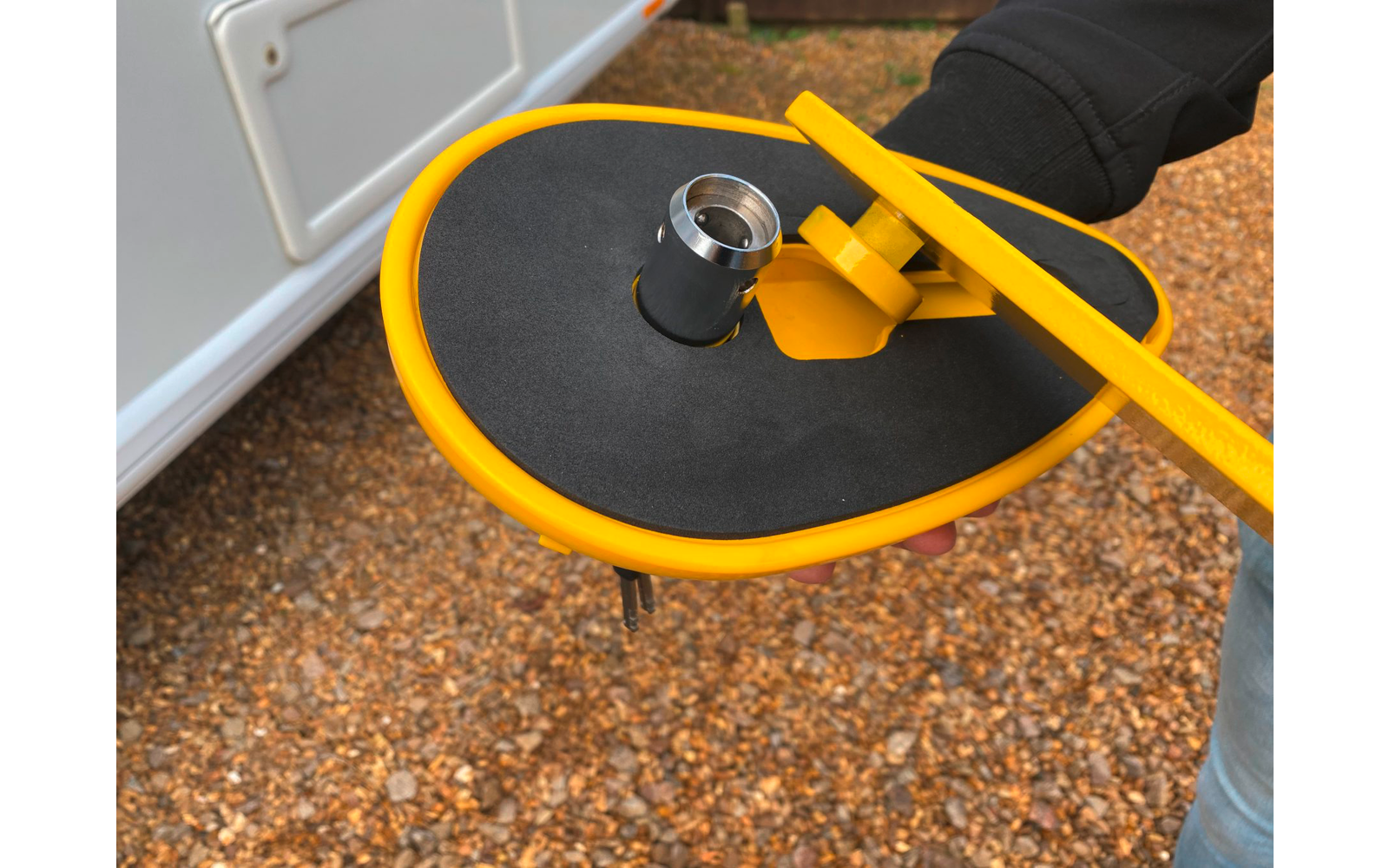 Milenco Wraith 2 Motorhome Wheel Lock - Sold Secure Gold