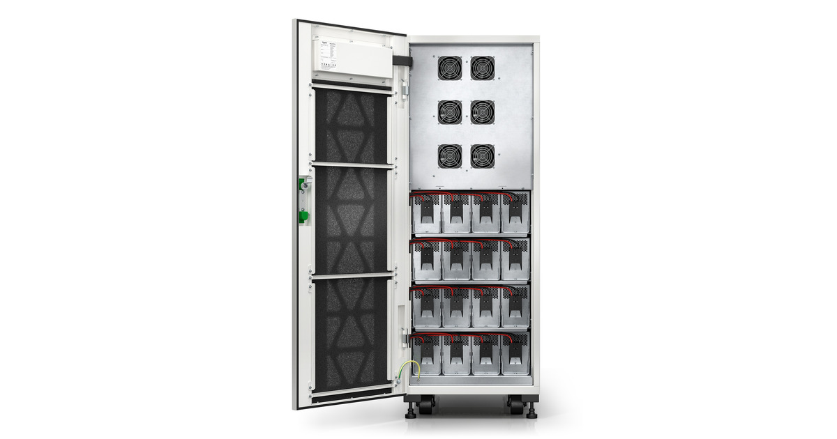 APCEasy UPS 3S 40 kVA 400 V 3:3 voor interne batterijen ups  (Wit, 40 kW, E3SUPS40KHB)