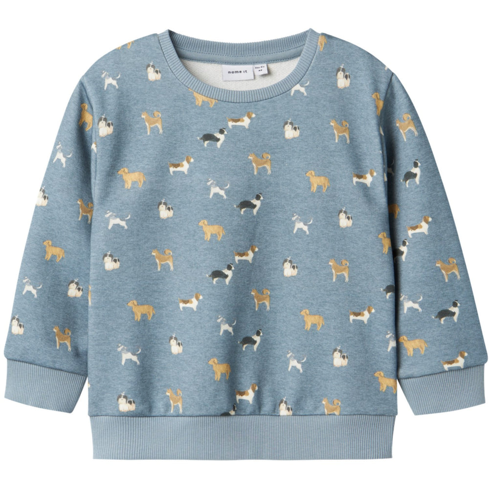 Køb Name It Spring Lake Melange Barking Regular Sweatshirt