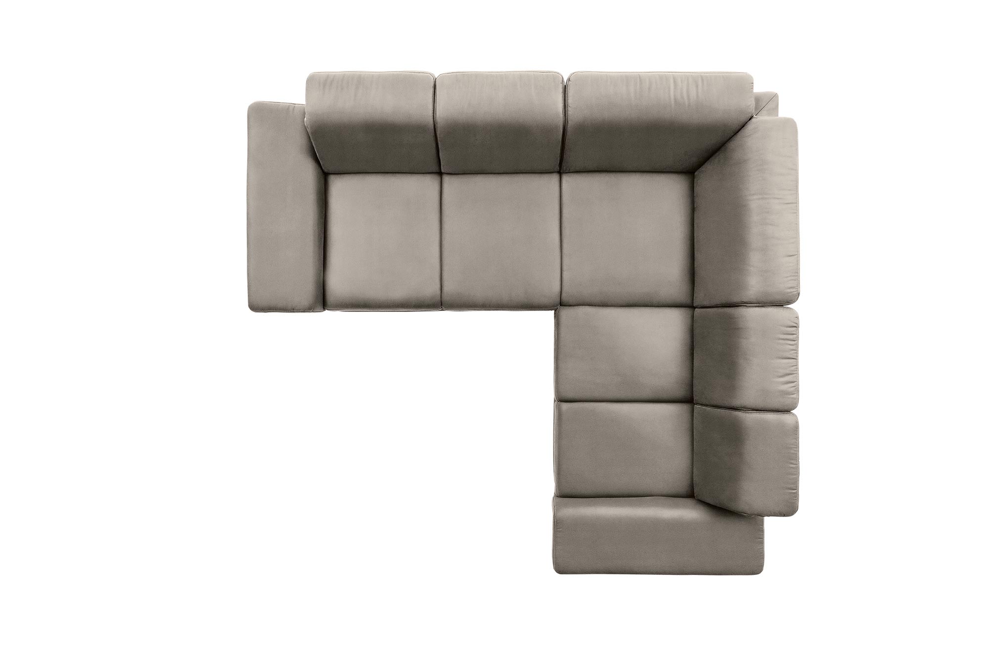 polsterpower Boxspringsofa - Holiday alu - Basismodell - rechts