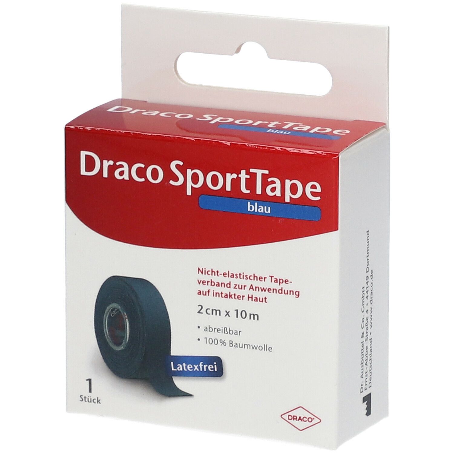 Dracotape Verband 10 m x 2 cm blau