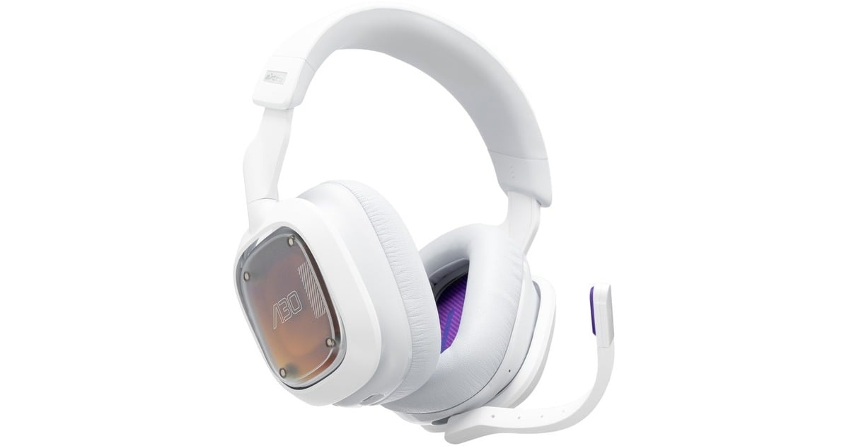 ASTRO GamingA30 LIGHTSPEED Draadloze gaming headset over-ear   (Wit, Xbox Series X|S + Playstation 5, Nintendo Switch, PC, Mobile, iOS, Android)