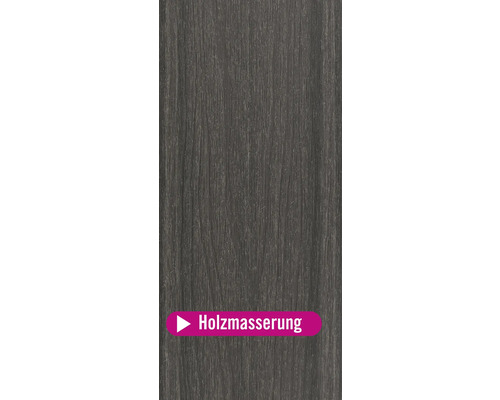 Konsta WPC terrasplank Nativo holle kamerprofiel gecoat 23x138x3000 mm donkergrijs eiken