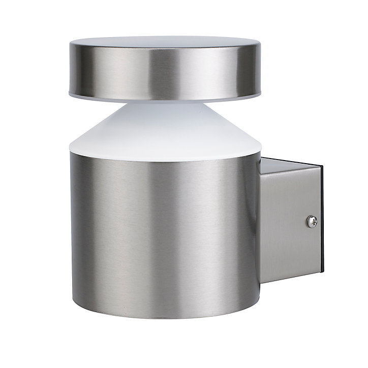 Applique murale Devlin LED intégrée 800lm 10W IP44 GoodHome chrome