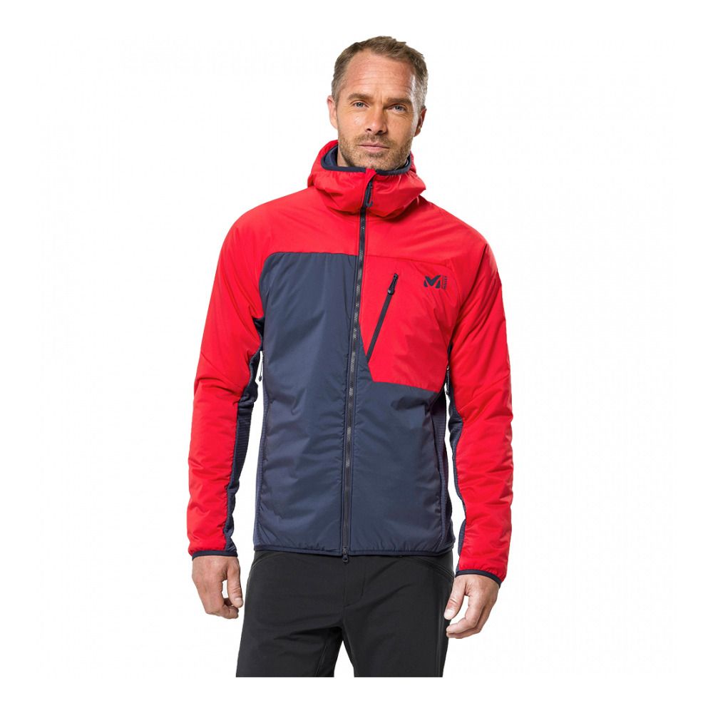 Millet MAGMA HYBRI - Polaire Homme saphir/rouge