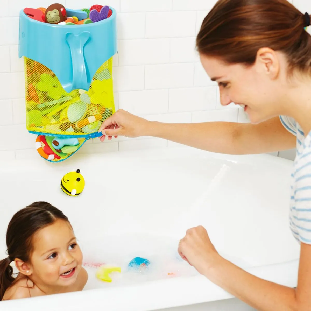 Skip Hop Rangement Pour Jouets De Bain Scoop & Splash - Moby La Baleine
