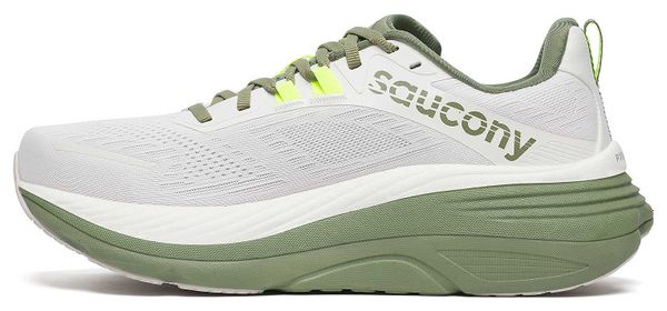 Chaussures Running Saucony Hurricane 24 Blanc/Kaki Homme