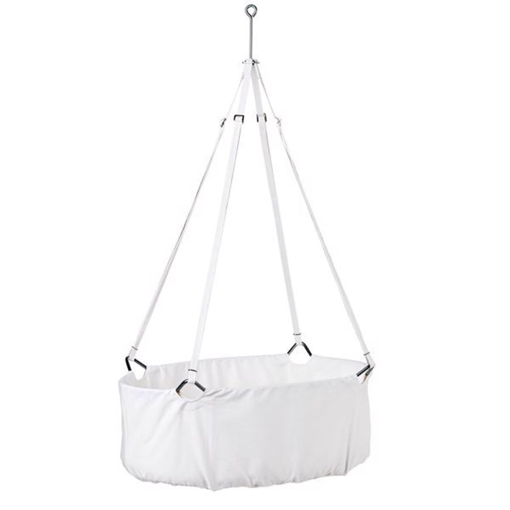 Køb Leander Vugge m. Madras White
