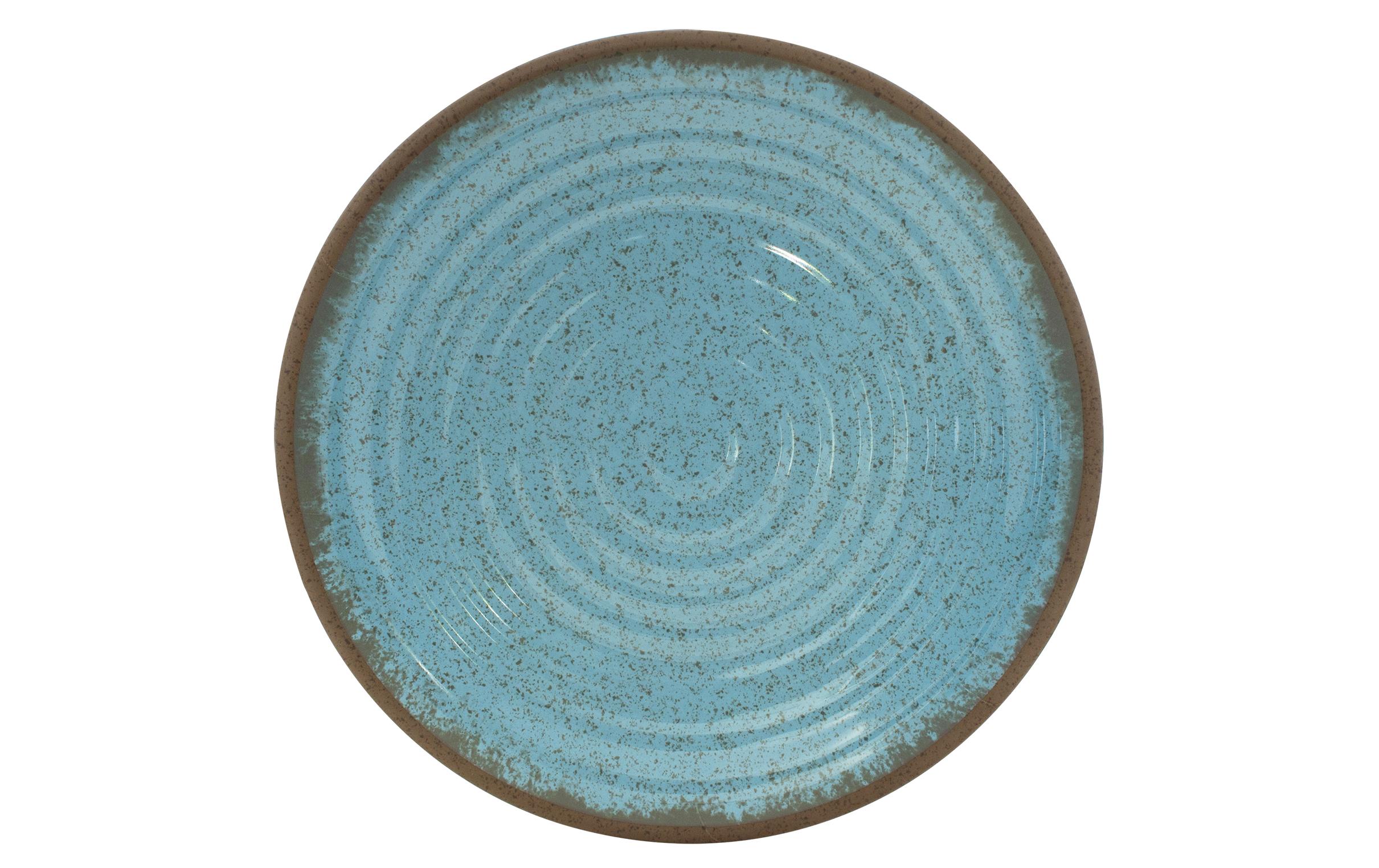Speiseteller Ocean Blau/BraunGeschirrset
