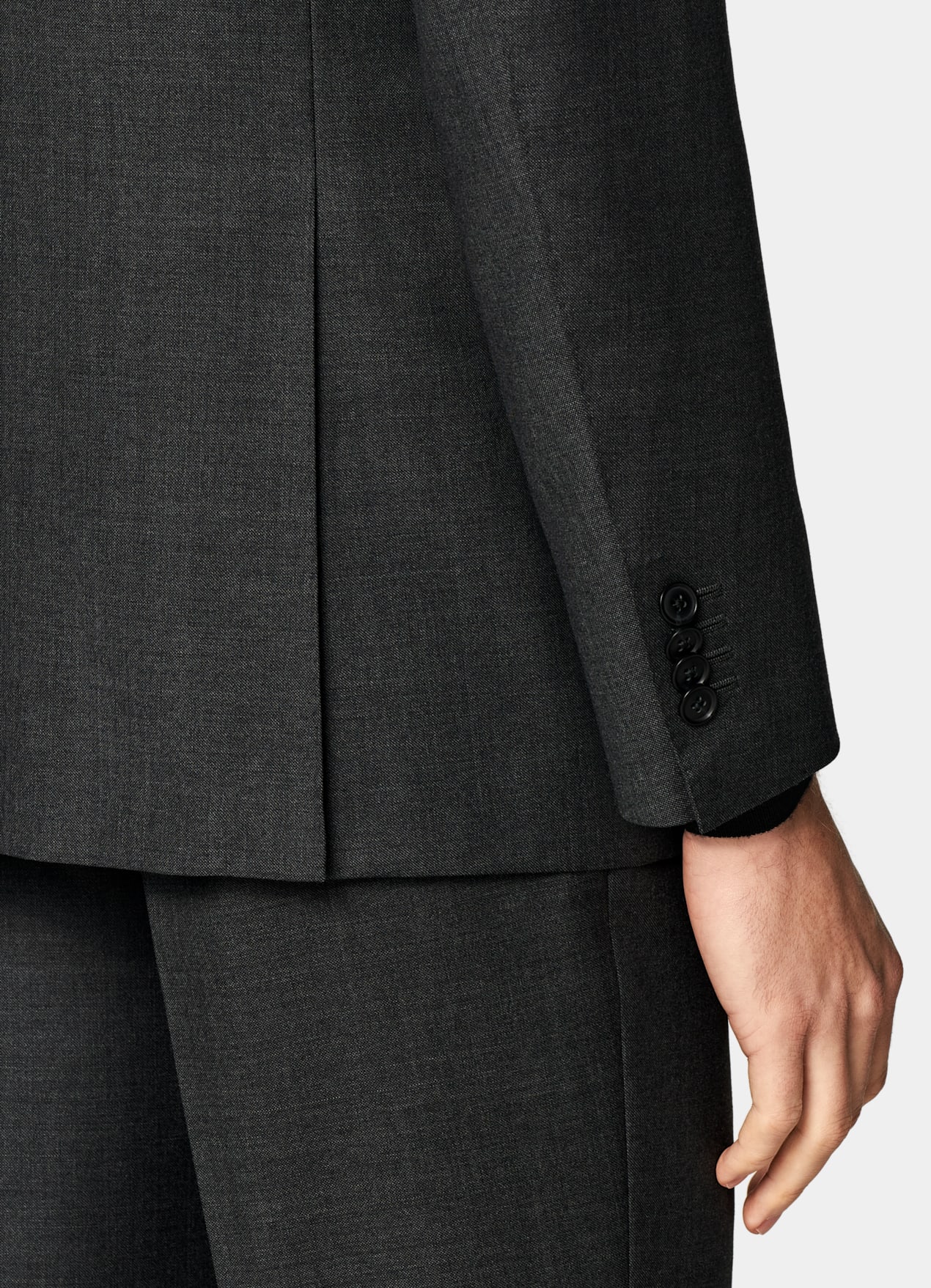 Veste de costume Havana coupe Tailored gris foncé