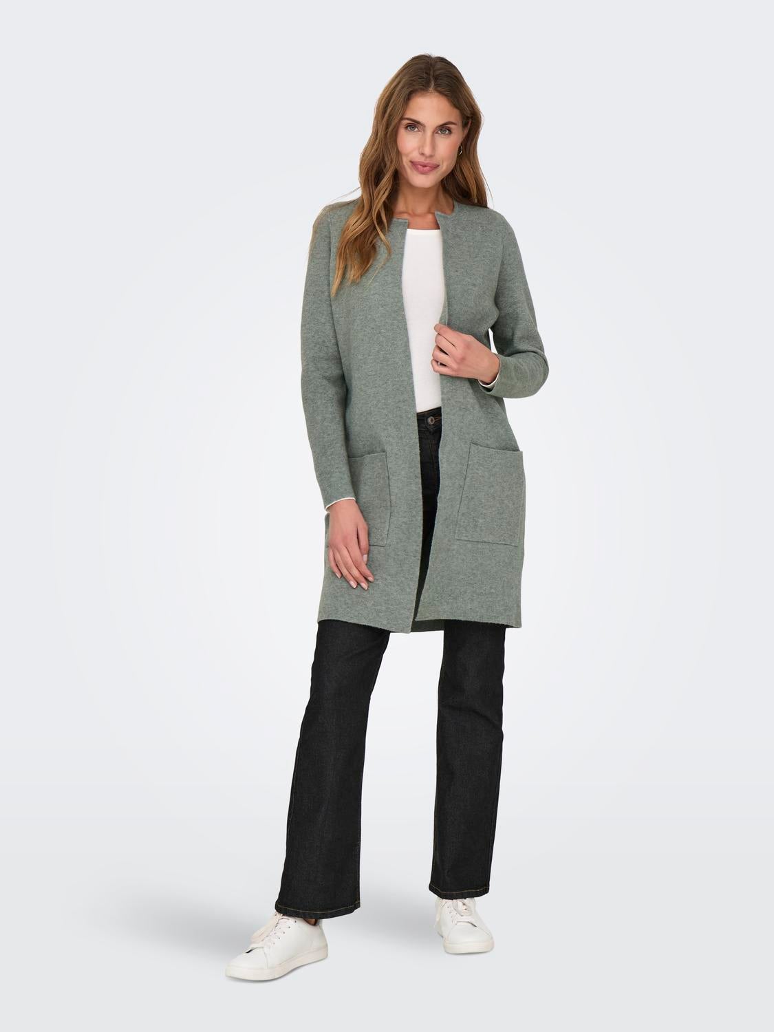 ONLRIVER Strickjacke Agave Green